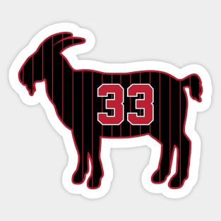 Scottie Pippen Chicago Goat Qiangy Sticker